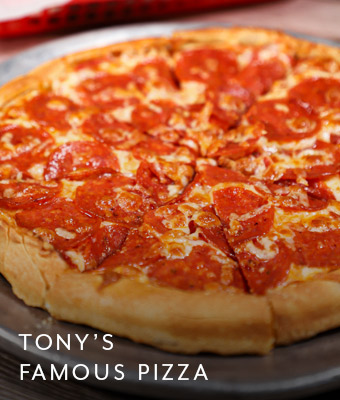 tony's famous pizza